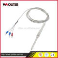 stainless steel rtd temperature sensor thermocouple pt500 with protection tube